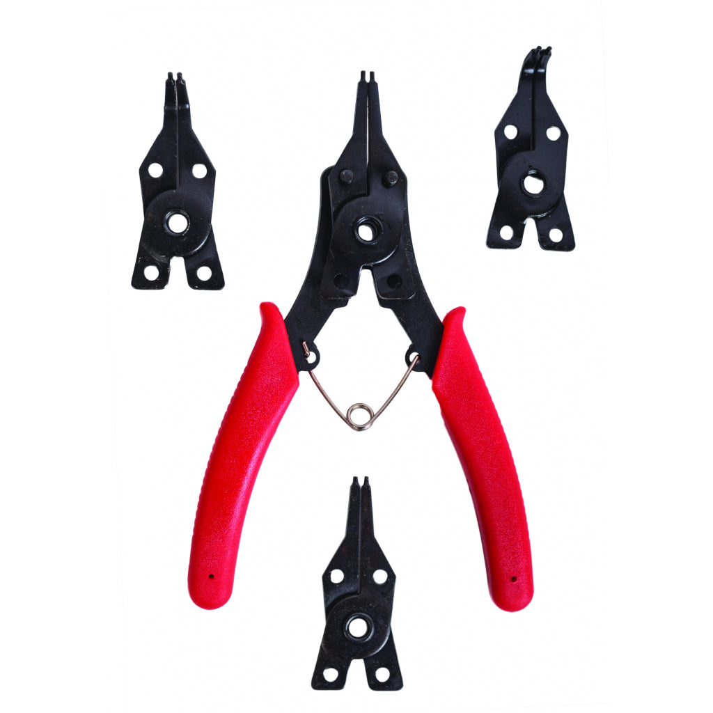 BASIC Clesti sigurante 6"/150mm set 4pcs BS Fabricat din otel tratat Cr-V Suprafata polishata