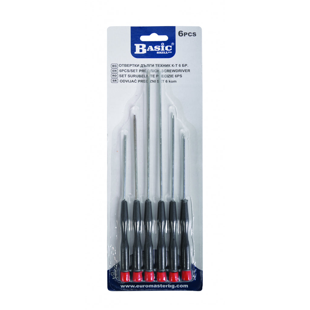 BASIC Surubelnite precizie set 6pcs BS Lungi, de precizie