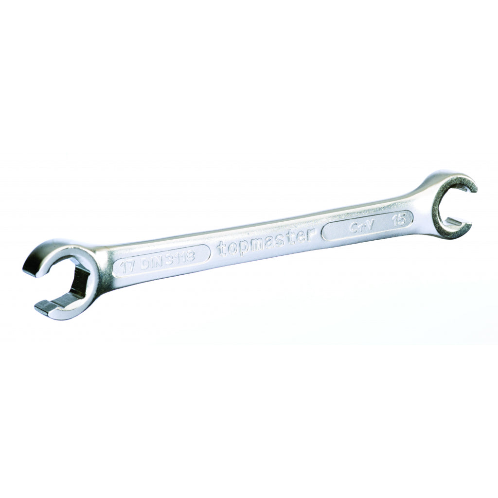 TOP MASTER PRO Cheie inelara pentru conducte 13 x 14 mm TMP Finisaj crom mat permanent Acoperire anticoroziune