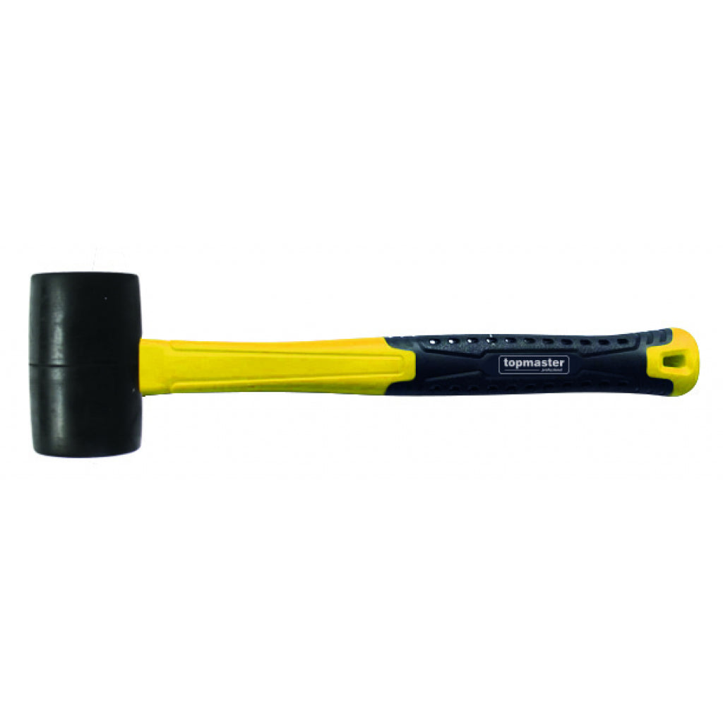 TOP MASTER PRO Ciocan cauciuc cu coada fibra 450g TMP Maner din fibra de sticla