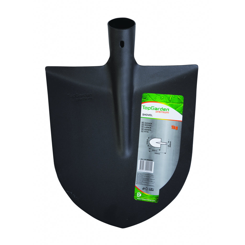 TOP GARDEN Lopata dreapta fara manet TG Foarte solid si rezistent Tabla din otel calit Vopsit in camp electrostatic