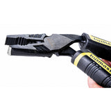 TOP MASTER PRO Cleste combinat cu cap indoit 190mmTMP Pârghie mare - cu 35% mai puțin efort decât modelul standard Material:otel Cr-Ni Specially shaped jaws