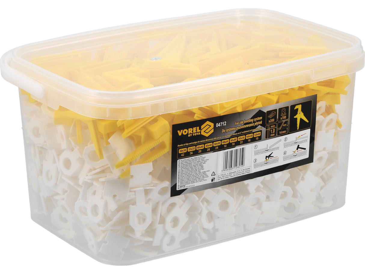 VOREL 04712 1 MM-ES LAPOK SZINTEZŐ RENDSZER 700 CSAPOT + 200 ÉK + FOGÓ 