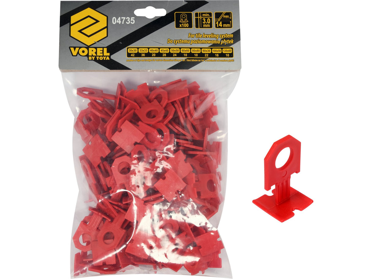 3 MM-ES CSAPOK VOREL 04735 LEMEZSZINTEZŐ RENDSZERHEZ, 100 DB 