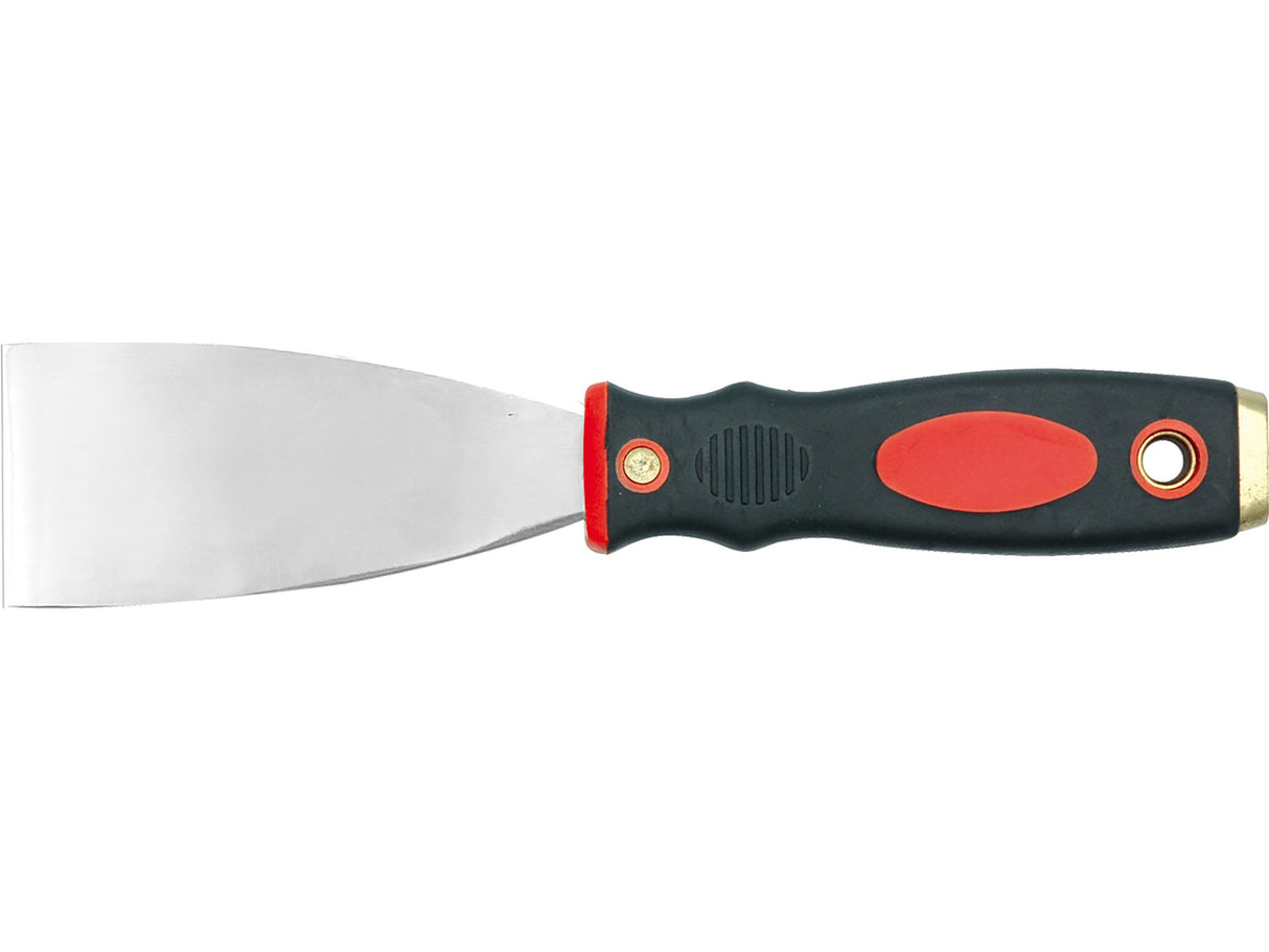 VOREL 05901 ROZSDAMENTES ACÉL SPATULÁK, KÉTSZÍNŰ NYÉLLEL, RÉZ BETÉTTEL, 3 CM 