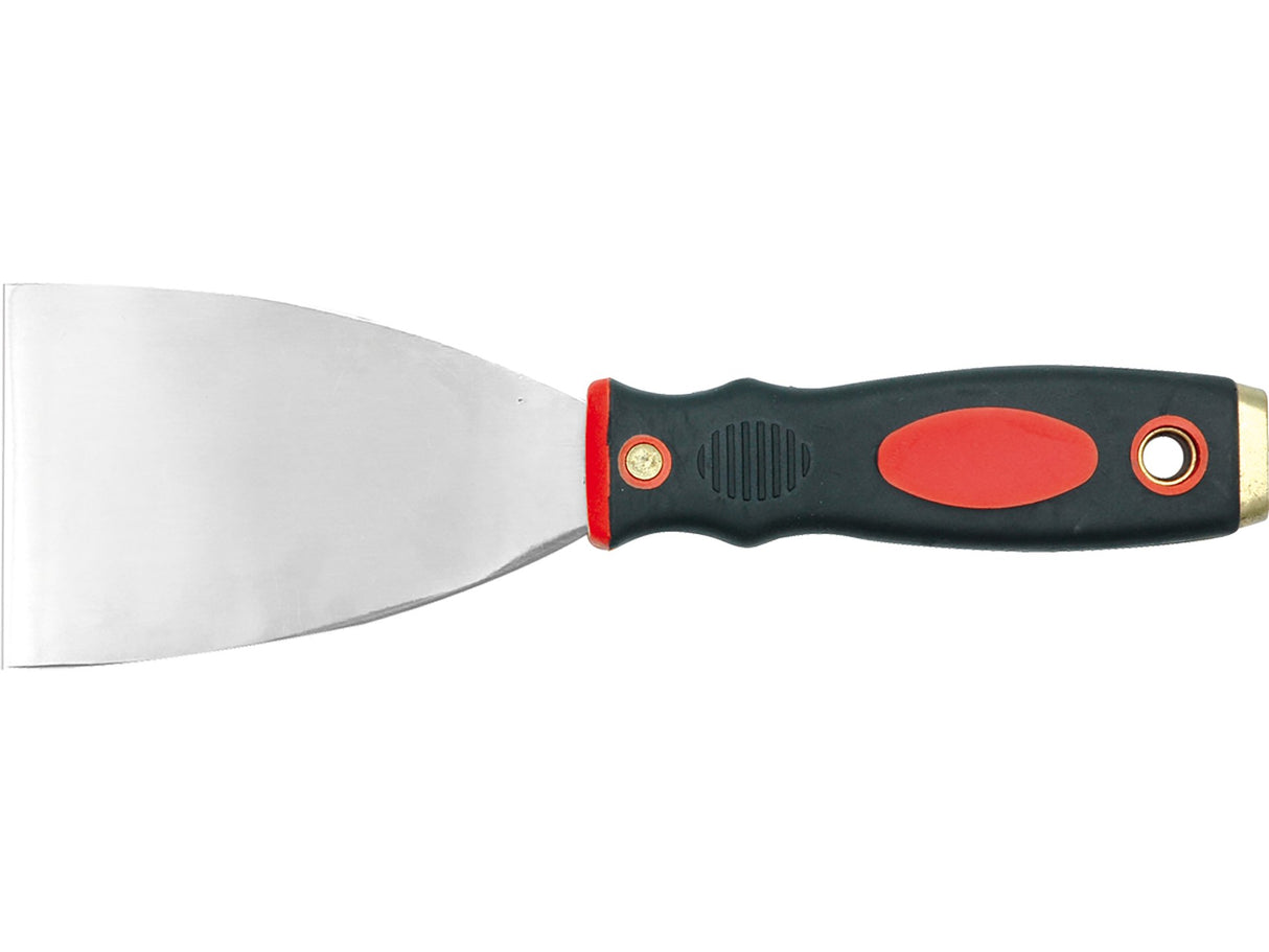 SPACLU DIN OTEL VOREL 05904 INOXIDABIL, MANER BICOLOR CU INSERTIE DE ALAMA, 6CM