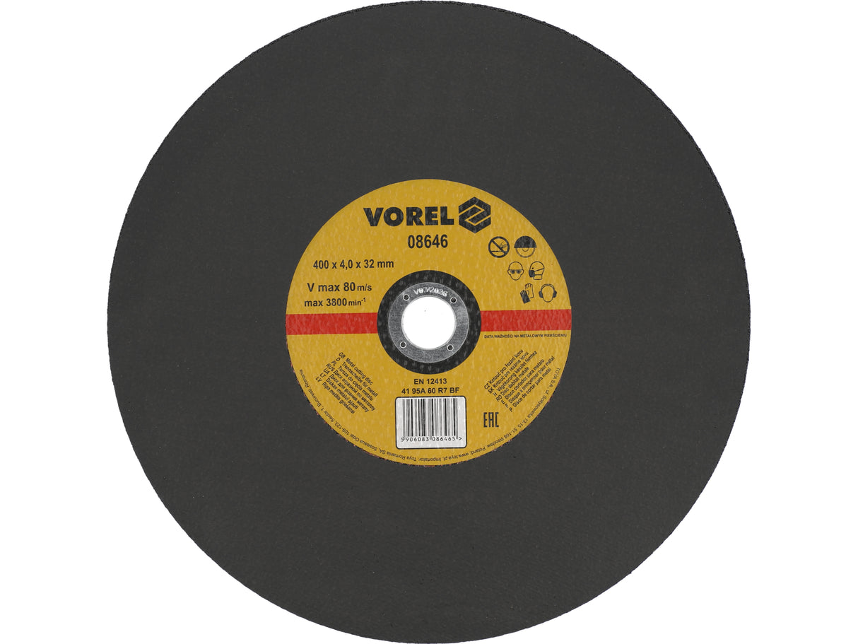 DISC TAIERE METAL VOREL 08646 400X4X32MM