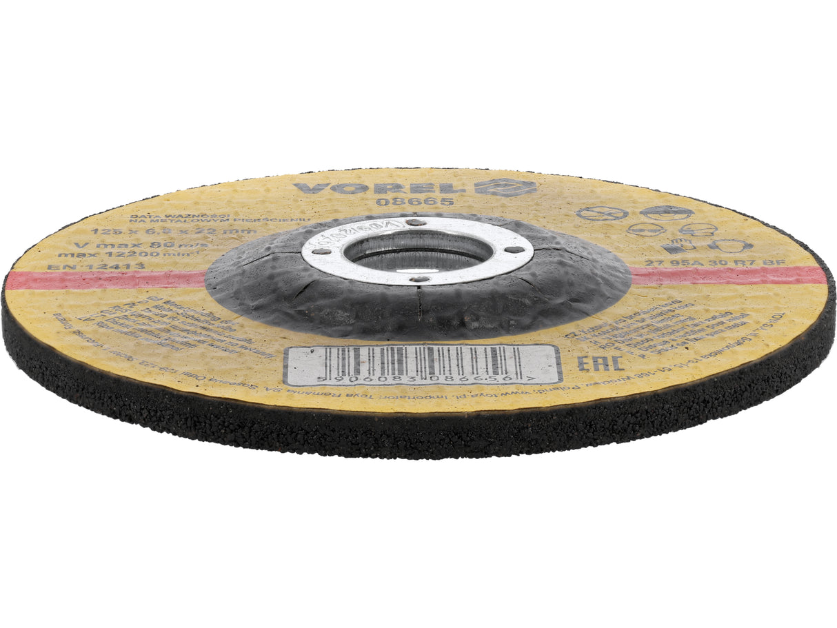 DISC SLEFUIT METAL VOREL 08665 125X6,8X22MM