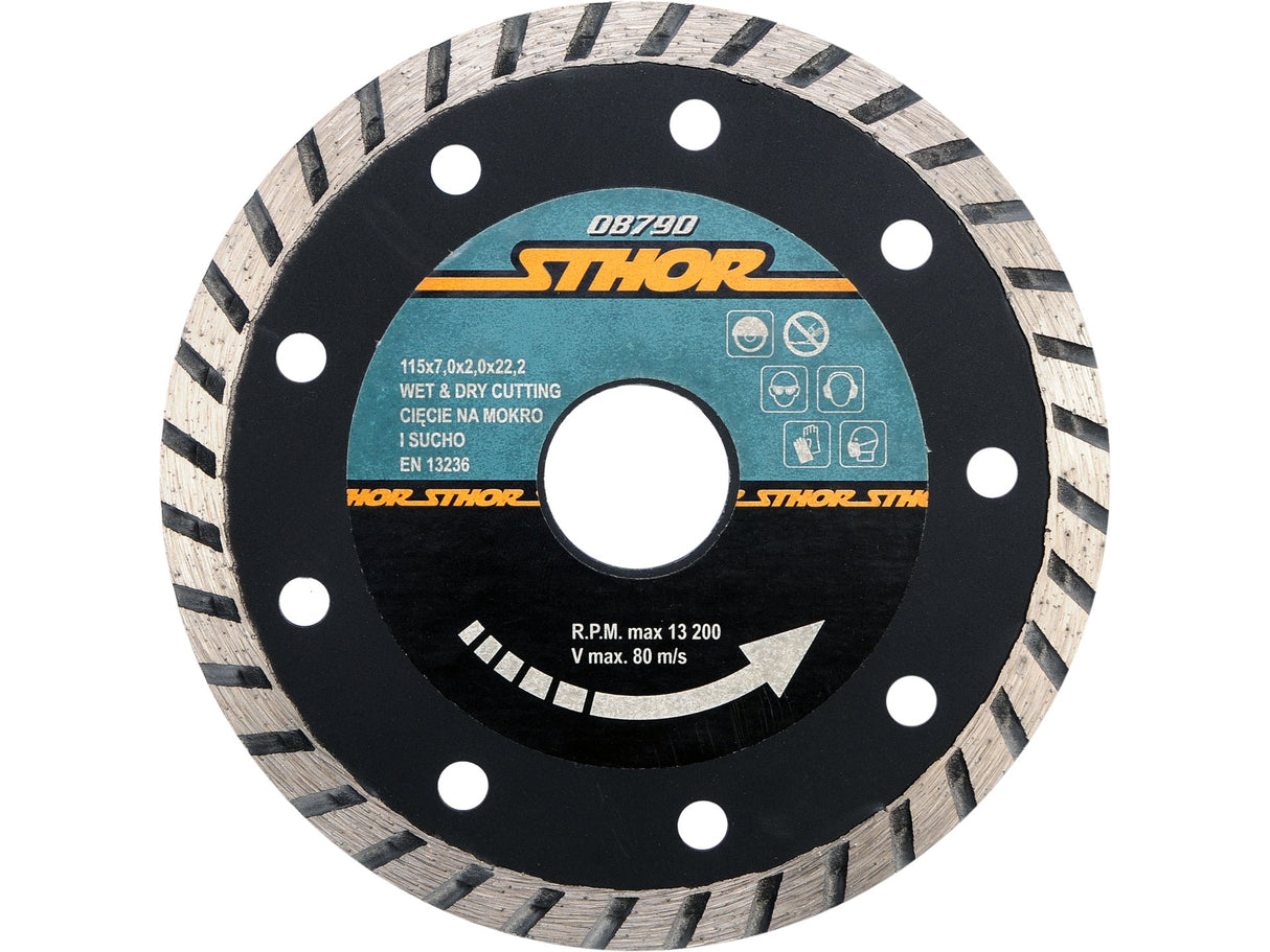 DISC DIAMANTAT TURBO STHOR 08790 115X2.7MM H7