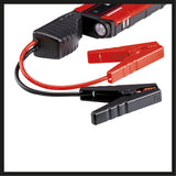 Einhell CE-JS 8/1 indító, 12 V, 3x2500 mAh újratölthető LiPo akkumulátor, LED töltésjelző, LED lámpa, 12V/200A indítás, indítókábel, 2 USB port