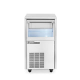 Masina cuburi de gheata, Master Frost & Hendi, otel inoxidabil, 28 kg/24 h, cub forma tip glont / 18 gr, 230 V/385 W, 400x460x(H)670 mm