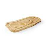Tocator cu canelura, Hendi, lemn de maslin, 400x250x(H)18 mm