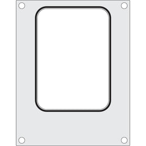 Matrita sigilare pentru un recipient cu un compartiment 187x137 mm