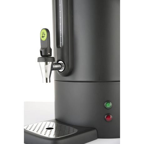 Percolator pentru bauturi fierbinti 13 litri, HENDI Uniq, inox, negru mat, termostat 0-100 gr C, 1650 W, Concept Line Hendi, 357x380x(h)502 mm