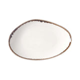 Farfurie forma organica Vanilla, 350x210 mm Fine Dine