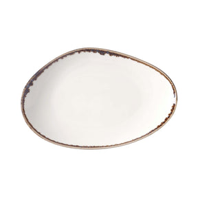 Farfurie forma organica Vanilla, 350x210 mm Fine Dine