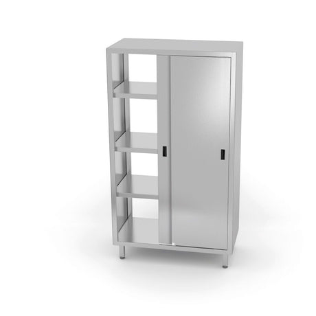 Dulap depozitare cu usi glisante si acces pe ambele parti, pregatita pentru asamblare, Hendi, Kitchen Line,  800x700x(H)1800 mm