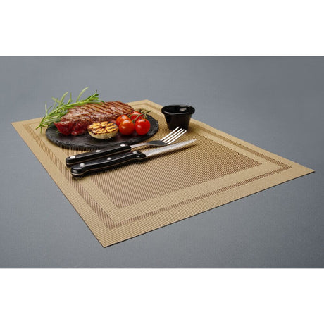 Suport anti alunecare pentru farfurie,Hendi, 450x300 mm,design 166,set de 6 buc