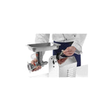 Masina de tocat carne, 2 discuri tocare de 6 si 8 mmm din inox, cutit din inox, melc din inox, tub pentru impingere, Hendi Top Line, 250 Kg/ora, corp inox, palnie inox chirurgical 304, 900 W