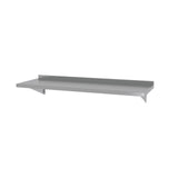 Raft de perete, cu doua suporturi din otel, HENDI, 1000x300x(H)250mm