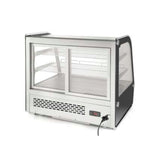 Vitrina rece pt prezentare, 120 lt, interval temp. 0-6 gr C, 160 W, corp inox, ARKTIC by Hendi, 707x570x(H)680mm, Clasa energetica B