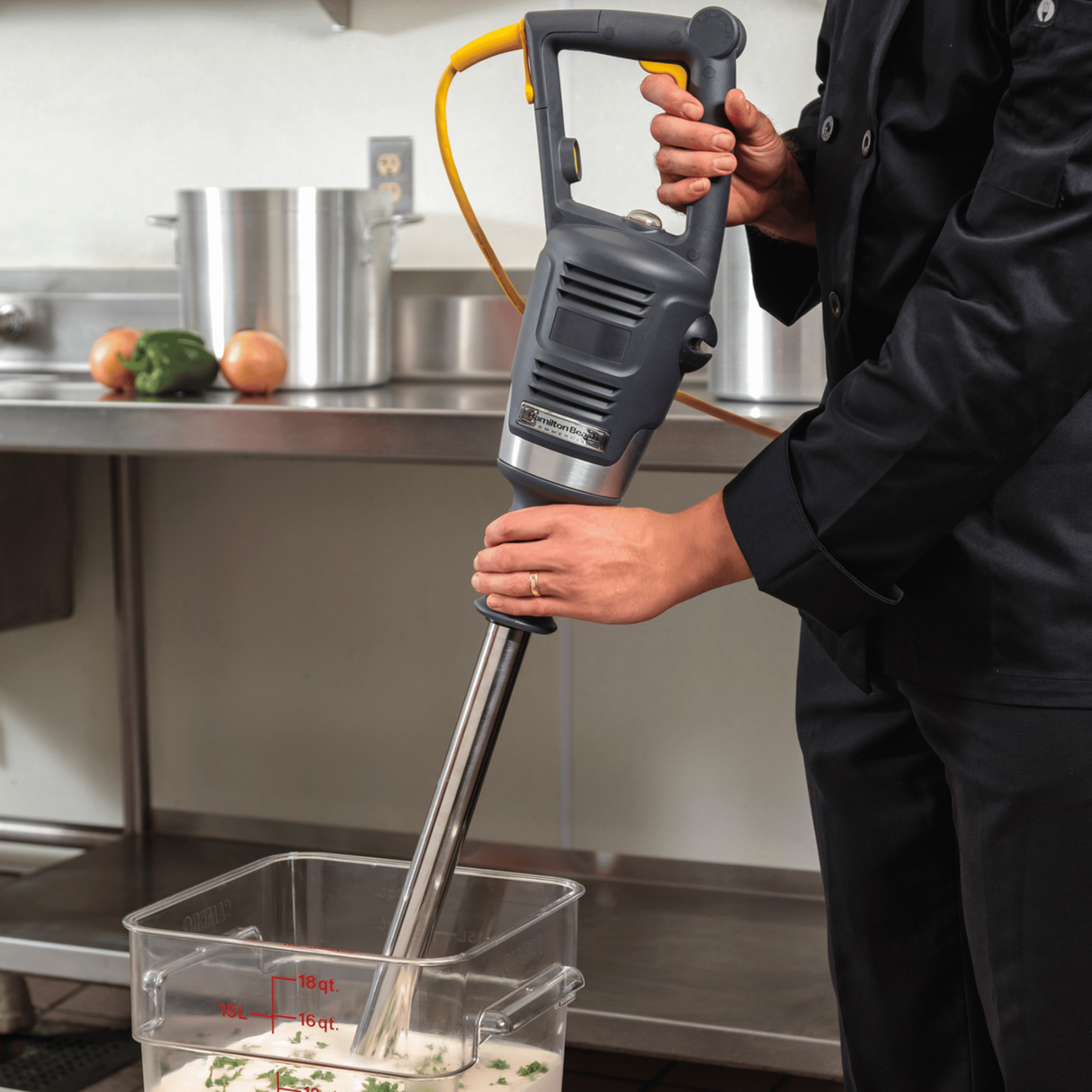Blender cu imersie HMI018-CE BigRig™ 930x216 mm, Hamilton Beach Commercial