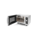Cuptor microunde profesional, 25 lt, inox, control cu un singur buton, putere iesire 1000W, Hendi, 511x432x(H)311 mm