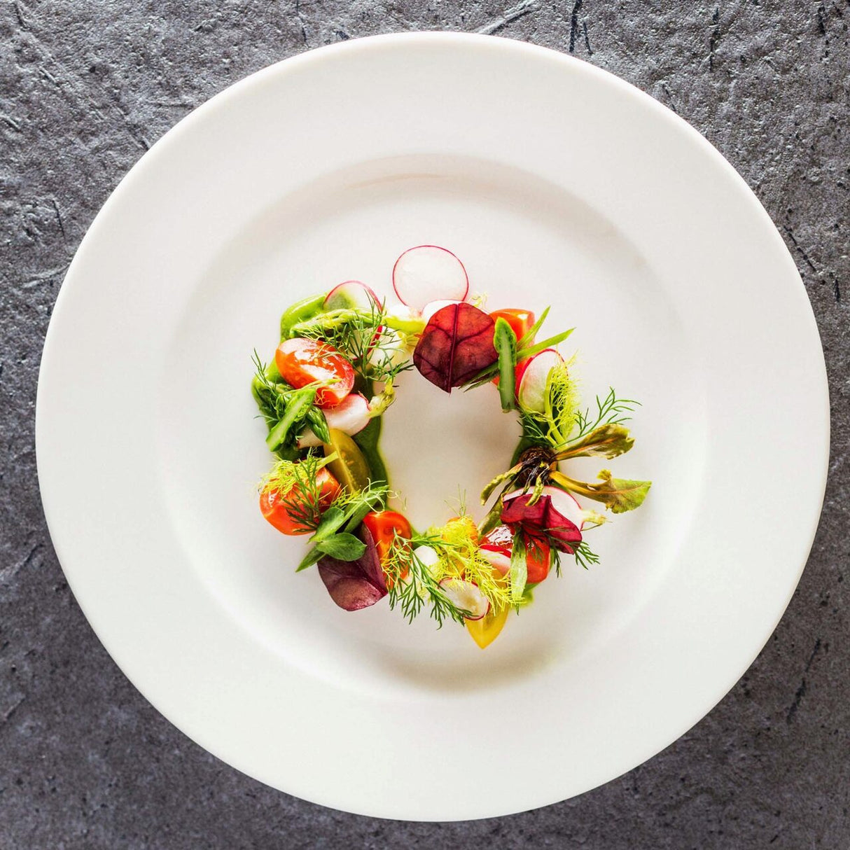 Farfurie Fine Dine, Crema 270 mm