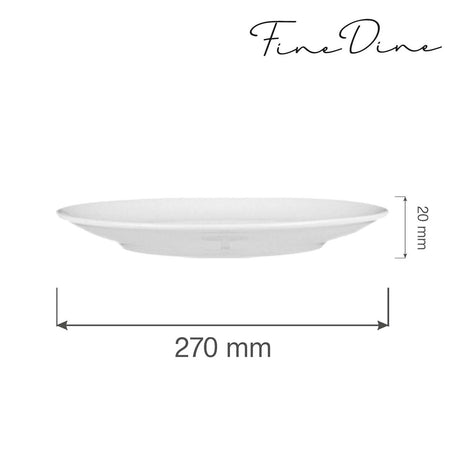 Farfurie Bianco 270 mm Fine Dine