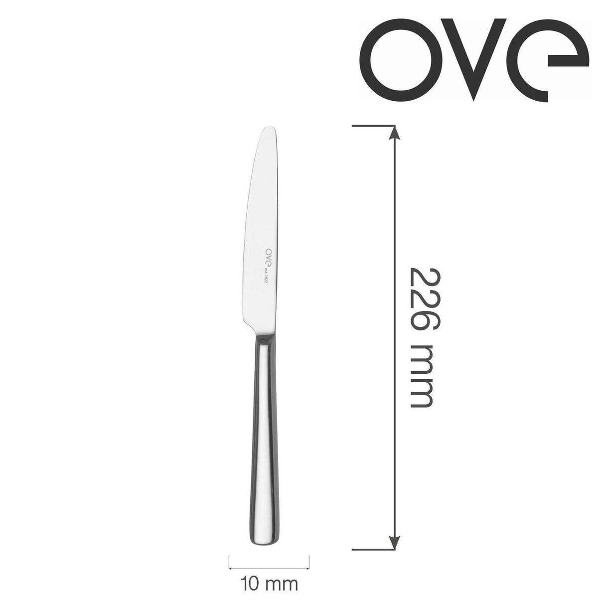 Cuțit de masă Adria, OVE, 226 mm