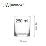 Pahar pentru whisky Rotterdam 280 ml, LAV