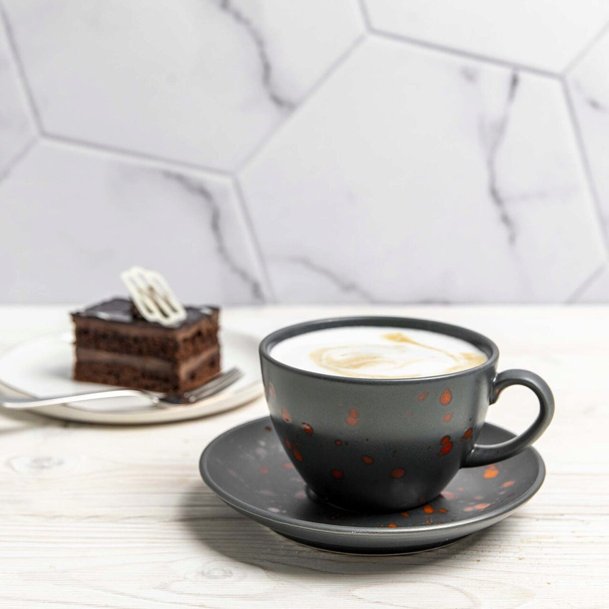 Ceasca cappuccino Bloom, 350 ml Fine Dine