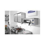 Cuptor/Salamandra Hendi montabila pe perete, 2000 W, temperatura reglabila 50-300 gr C, timer 30 min, 610x310x(H)280 mm