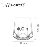 Pahar pentru whisky Verona 400 ml, LAV