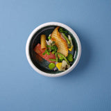 Bol Goro White Green 140 mm, 450 ml Fine Dine