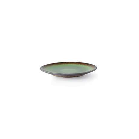 Farfurie Fine Dine, Beryl diametru 254 mm, portelan, decorat manual