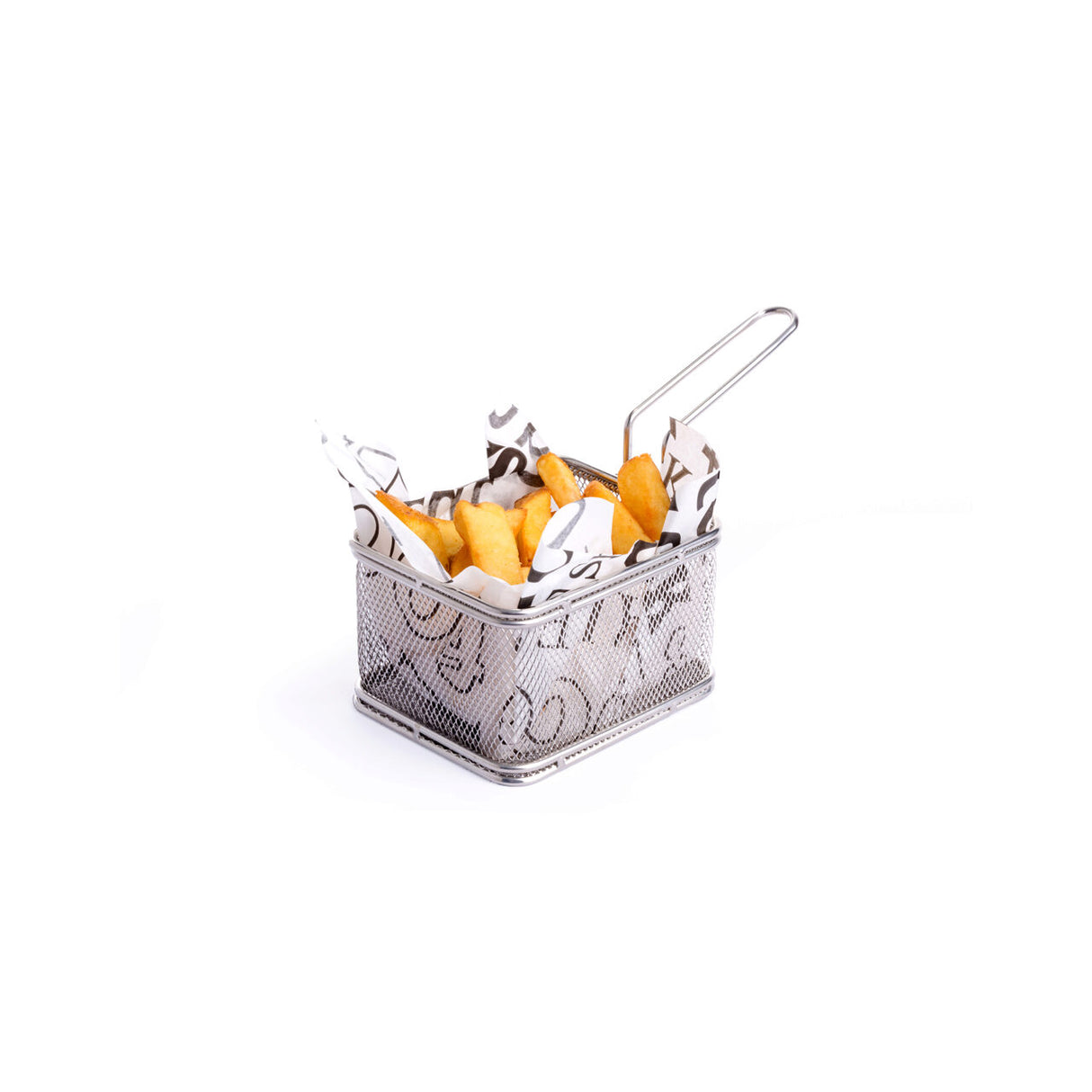 Cos Hendi tip friteuza, pentru servire snacks, otel inoxidabil - 100x80x(H)75 mm