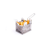 Cos Hendi tip friteuza, pentru servire snacks, otel inoxidabil - 100x80x(H)75 mm