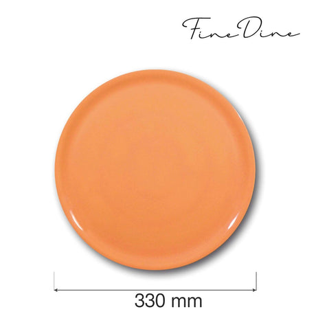 Farfurie pentru pizza speciala portocalie, Hendi, ø330 mm