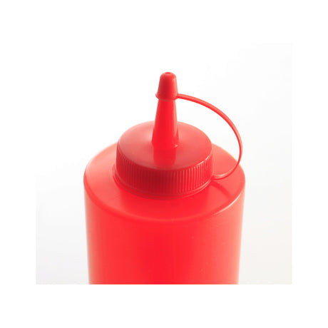 Sticla dispenser 350 ml, 55x205 mm, polietilena rosie, Hendi