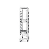 Carucior debarasare tavi, capacitate 15 tavi x GN 1/1(530x325mm), inox, 615x450x(H)1695 mm, Hendi
