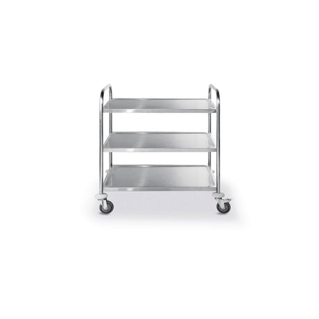 Carucior Hendi inox pentru 3 tavi, 905x585x(H)945mm