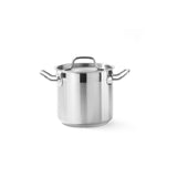 Oala cu capac 10 Lit,24 cm diametru x22 cm inaltimea , inox 18/8, gama Hendi Profi Line