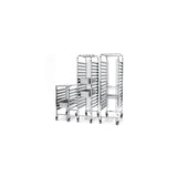 Carucior mobil pt debarasare tavi - pt 15 tavi 60x40 cm- structura inox - 690x515x(H)1695 mm, Hendi