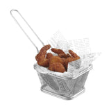Cos Hendi tip friteuza, pentru servire snacks, inox, 105x90x(h)60 mm