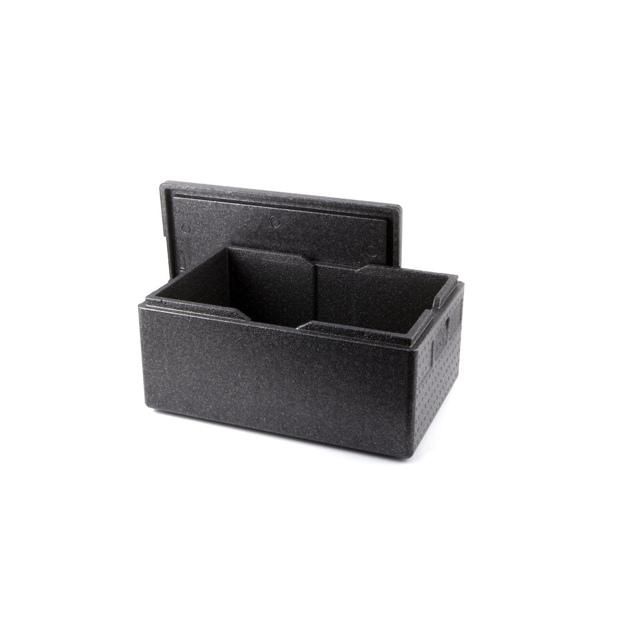 Cutie termoizolanta pentru transport, 21 lt, interior 350x350x(H)175 mm, exterior 410x410x(H)240 mm, Hendi Kitchen Line, spuma polipropilenica