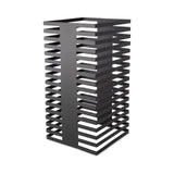 Coloana bufet Skiatos, 17 nivele,Fine Dine, negru  250x250x500mm
