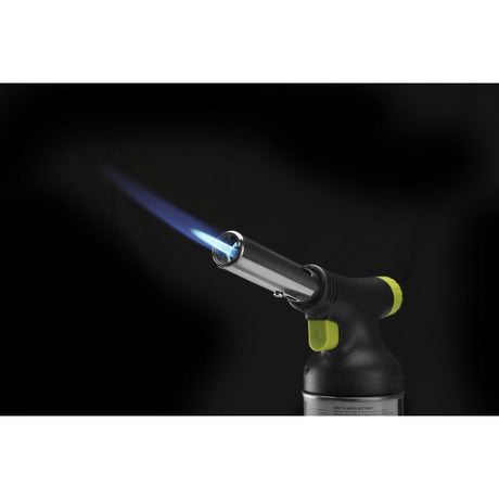 Arzator Creme-Brulee HENDI Jet, 185x65x(h)100 mm, aprindere automata, functioneaza cu butelii gaz