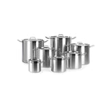 Oala inalta cu capac 37 Lit ,36 cm diametru x 36 cm inaltime, inox 18/8, gama Hendi Profi Line, potrivita si pentru uz profesional