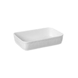 Vas cuptor dreptunghiular, Hendi, 280x185 mm, din portelan termorezistent pana la 600 grade